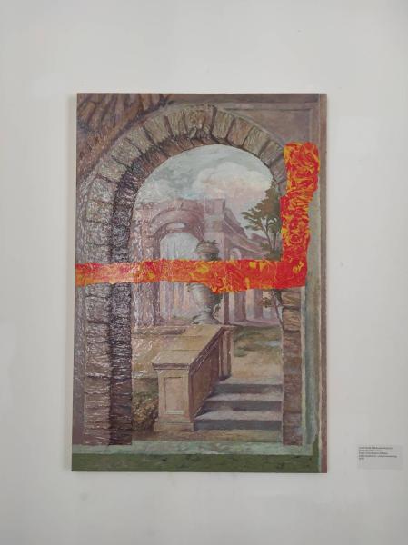 Blahoslav Rozbořil, Anděl západního okna, malba plastelínou, lak, foto: Dagmar Šubrtová